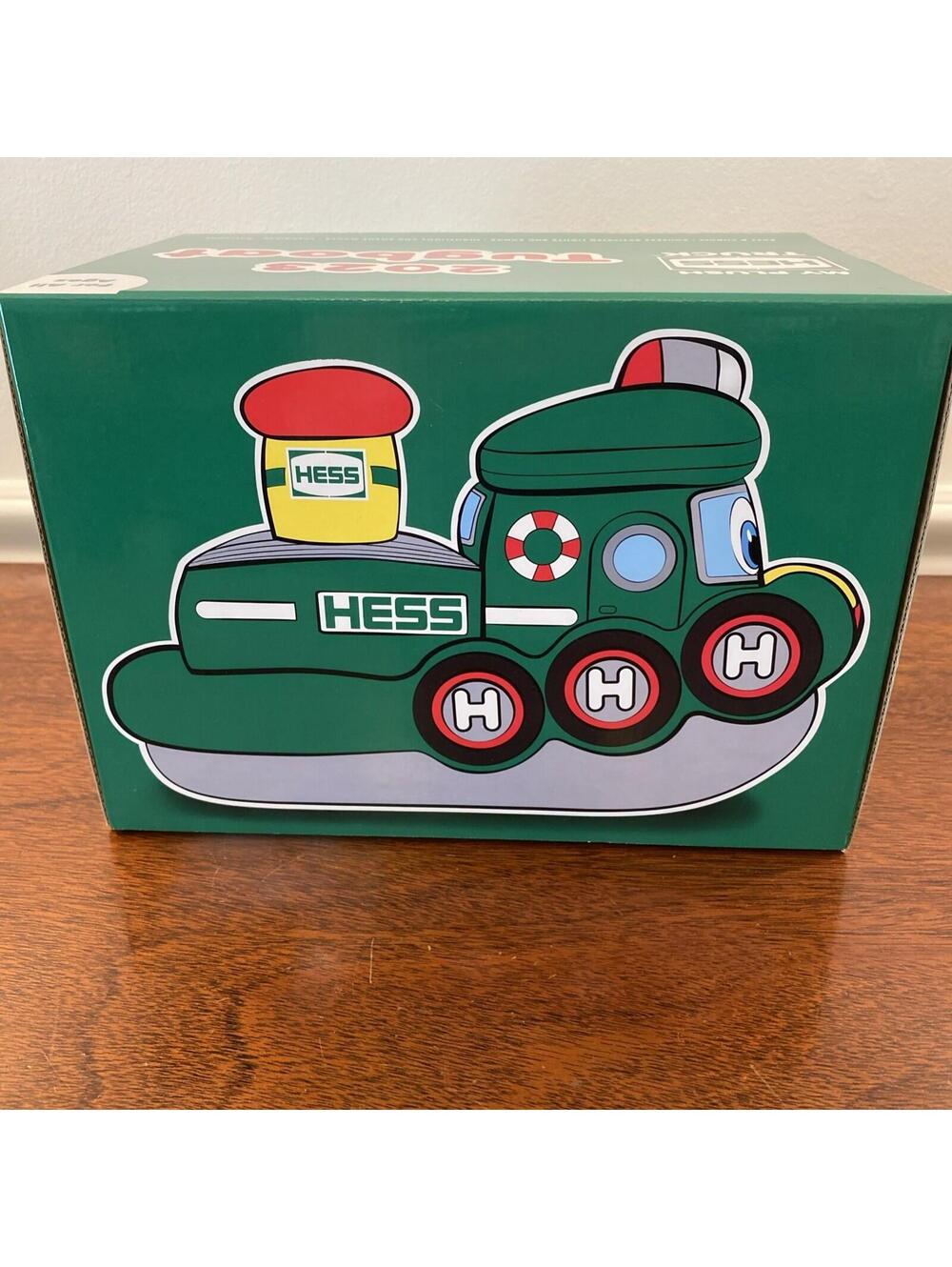 Hess Truck 2023 Tugboat My Plush Lights Songs Perfect Holiday Gift NIB